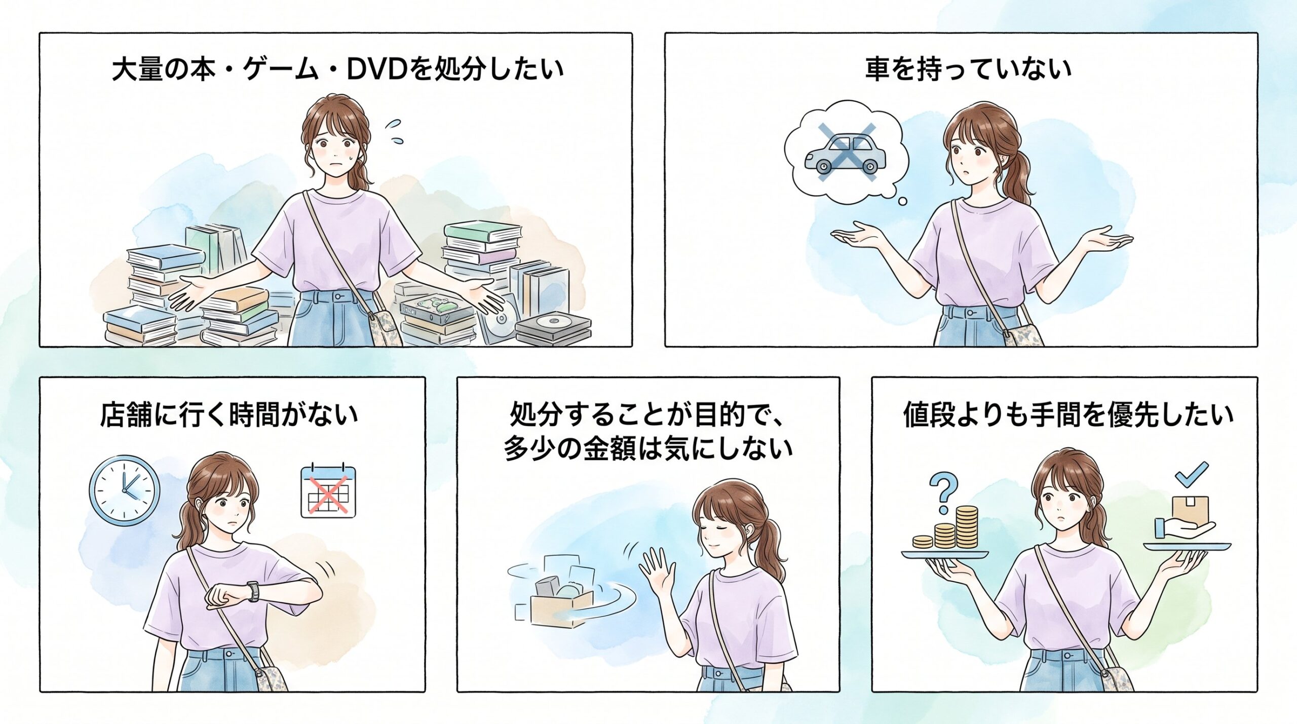 こんな状況なら宅配買取が合うのイメージ画像